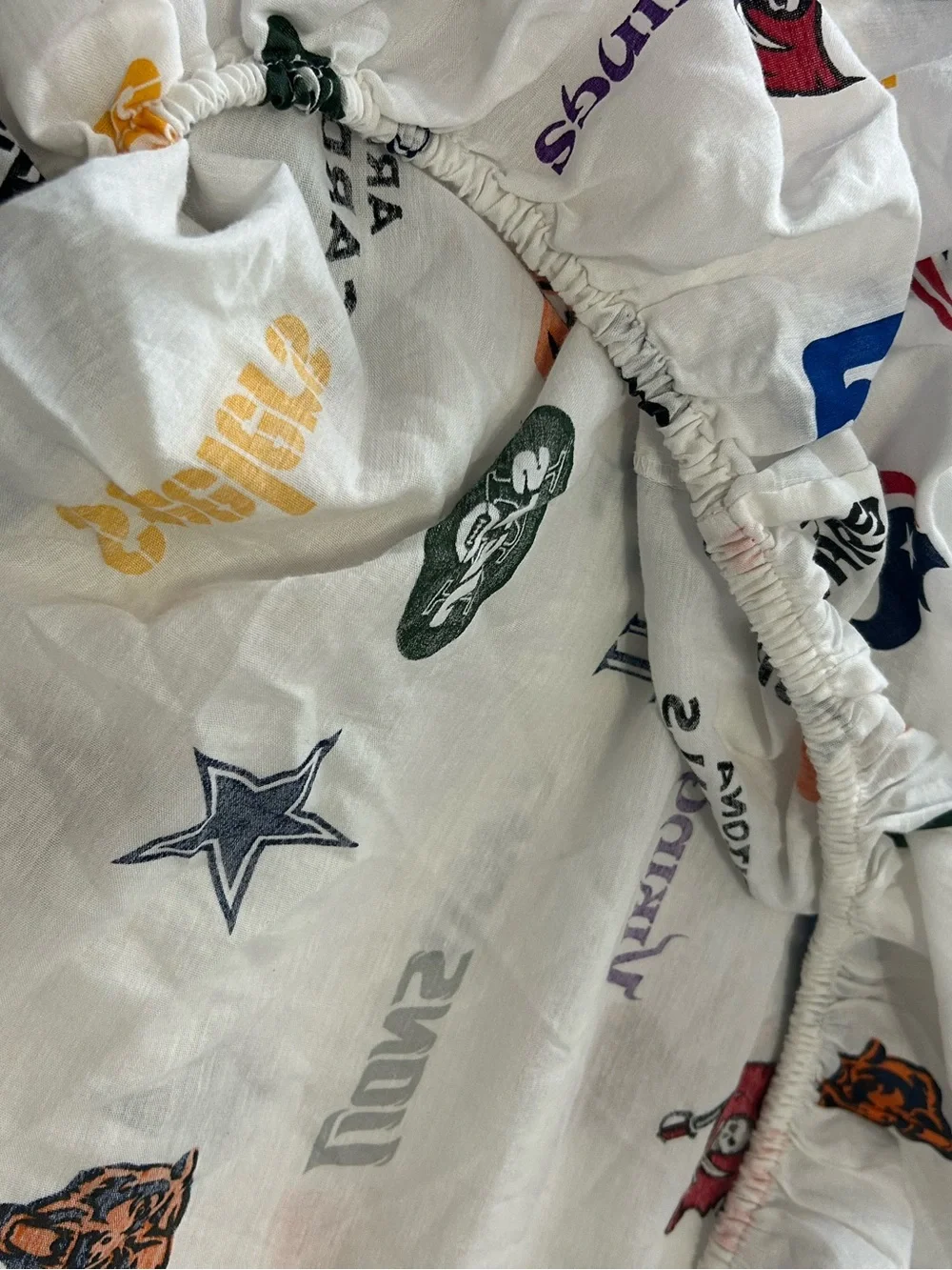 vintage 2013 Northwest Company NFL cotton  twin sheet set - NO pillowcase